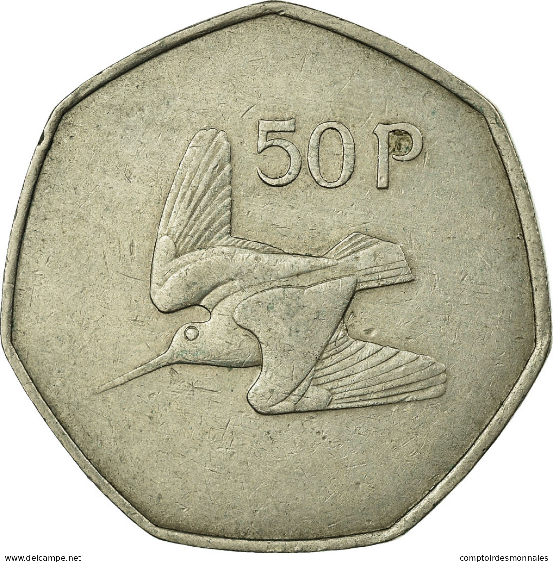 Monnaie, IRELAND REPUBLIC, 50 Pence, 1970, TB+, Copper-nickel, KM:24 - Ierland