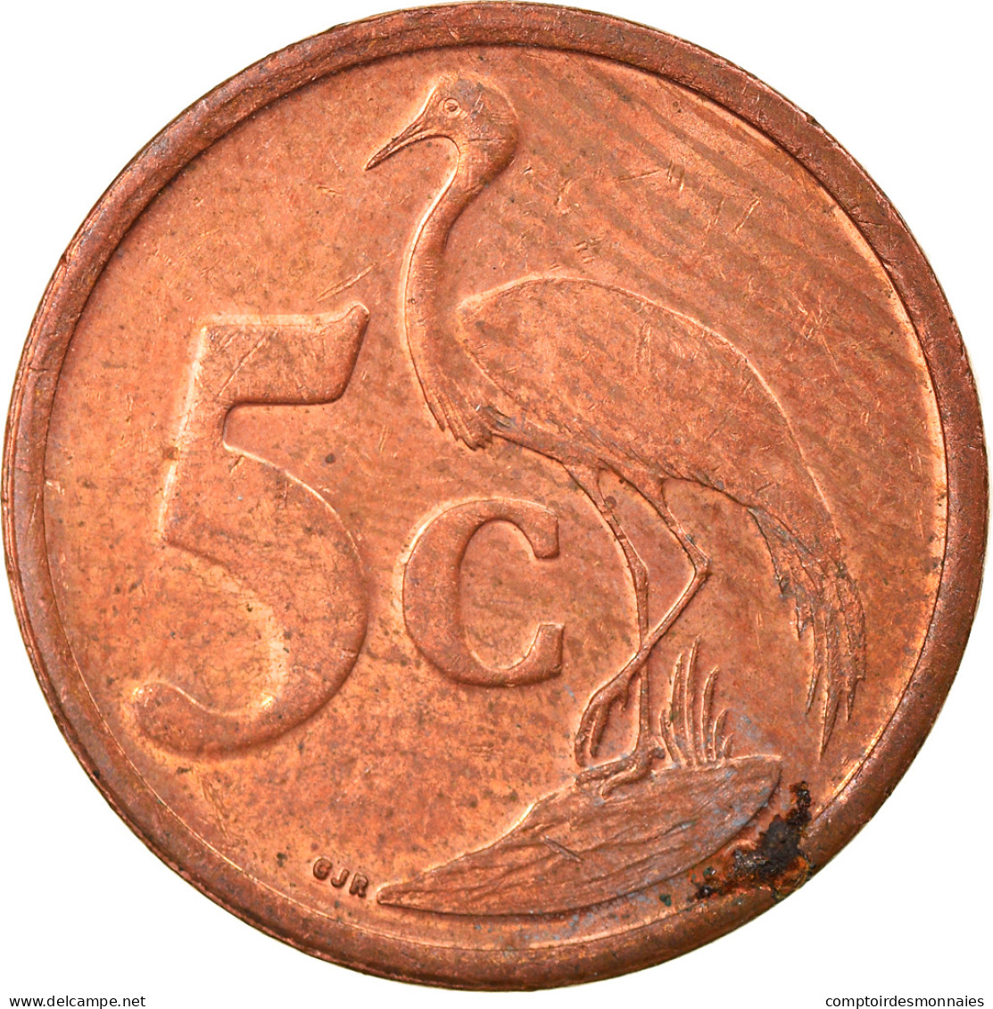 Monnaie, Afrique Du Sud, 5 Cents, 2004, TB+, Copper Plated Steel, KM:325 - Südafrika