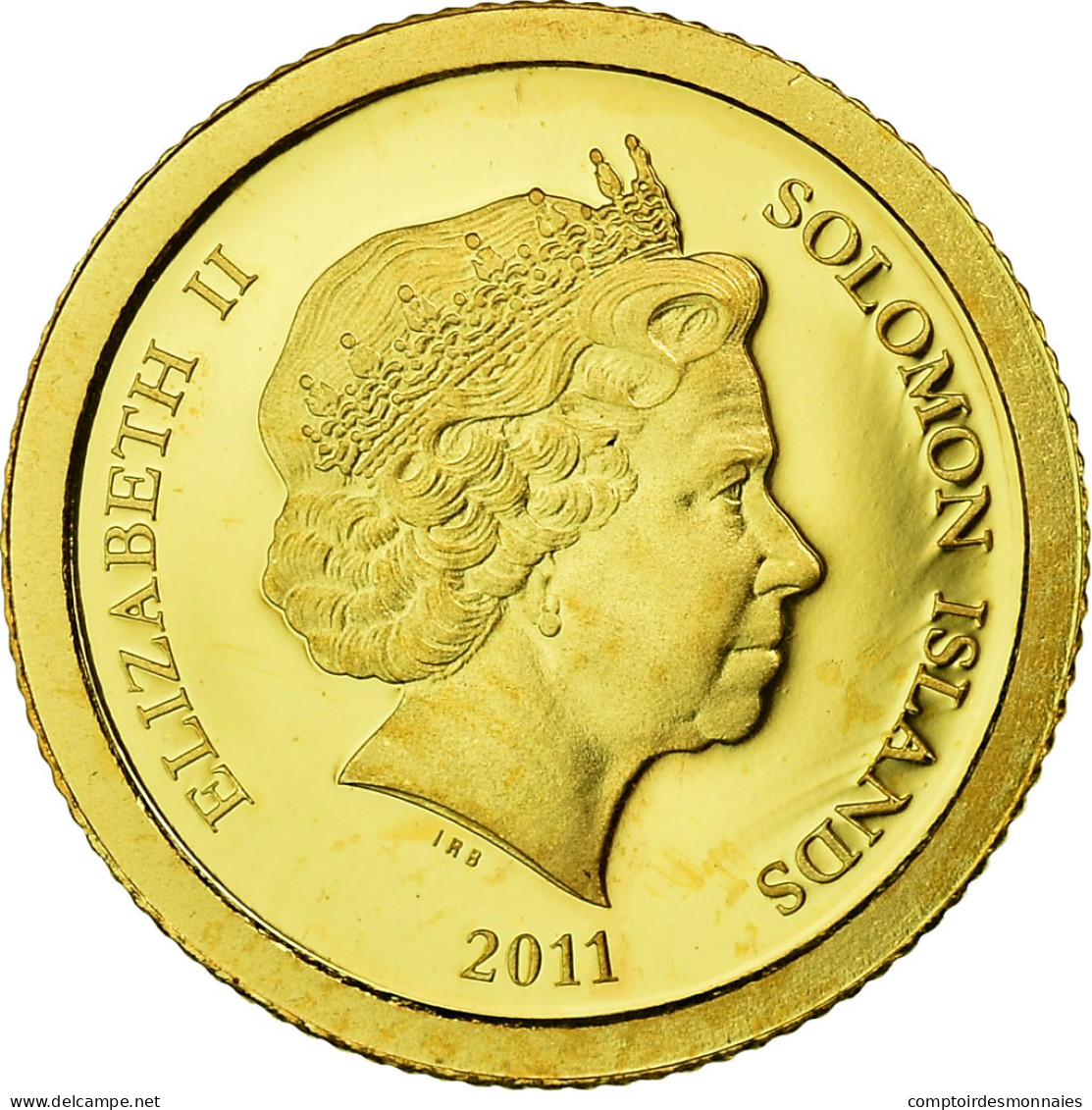 Monnaie, Îles Salomon, Elizabeth II, Pyramides De Giseh, 5 Dollars, 2011, B.H. - Solomoneilanden