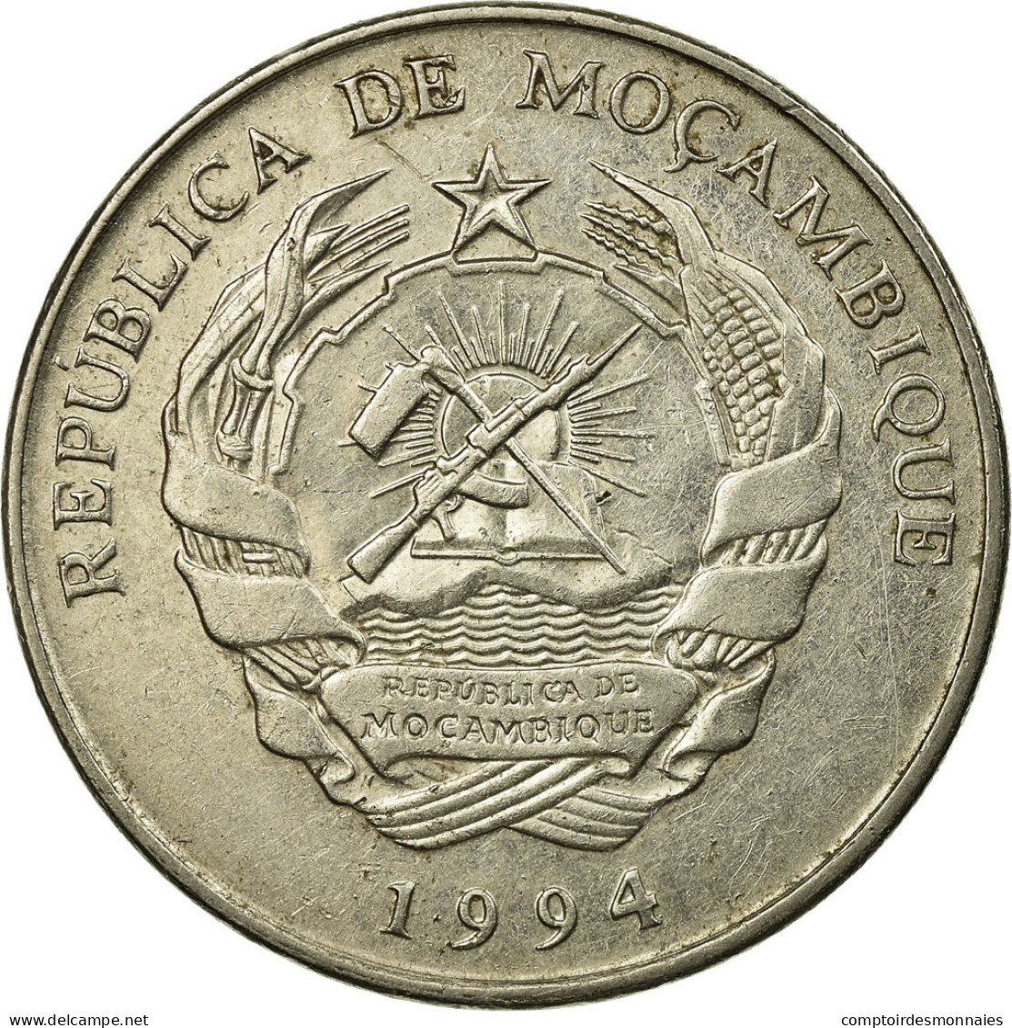 Monnaie, Mozambique, 1000 Meticais, 1994, Royal Mint, TTB, Nickel Clad Steel - Mosambik