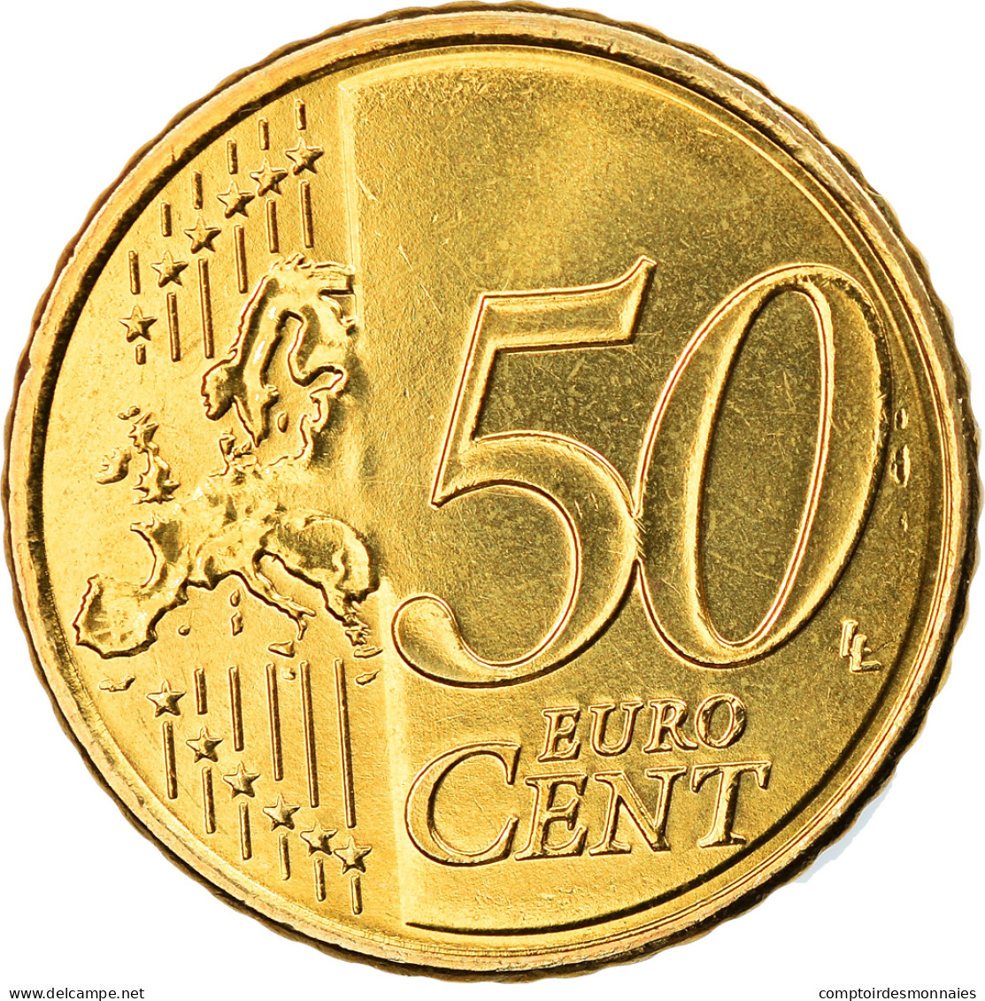 Chypre, 50 Euro Cent, 2018, SPL, Laiton, KM:New - Zypern