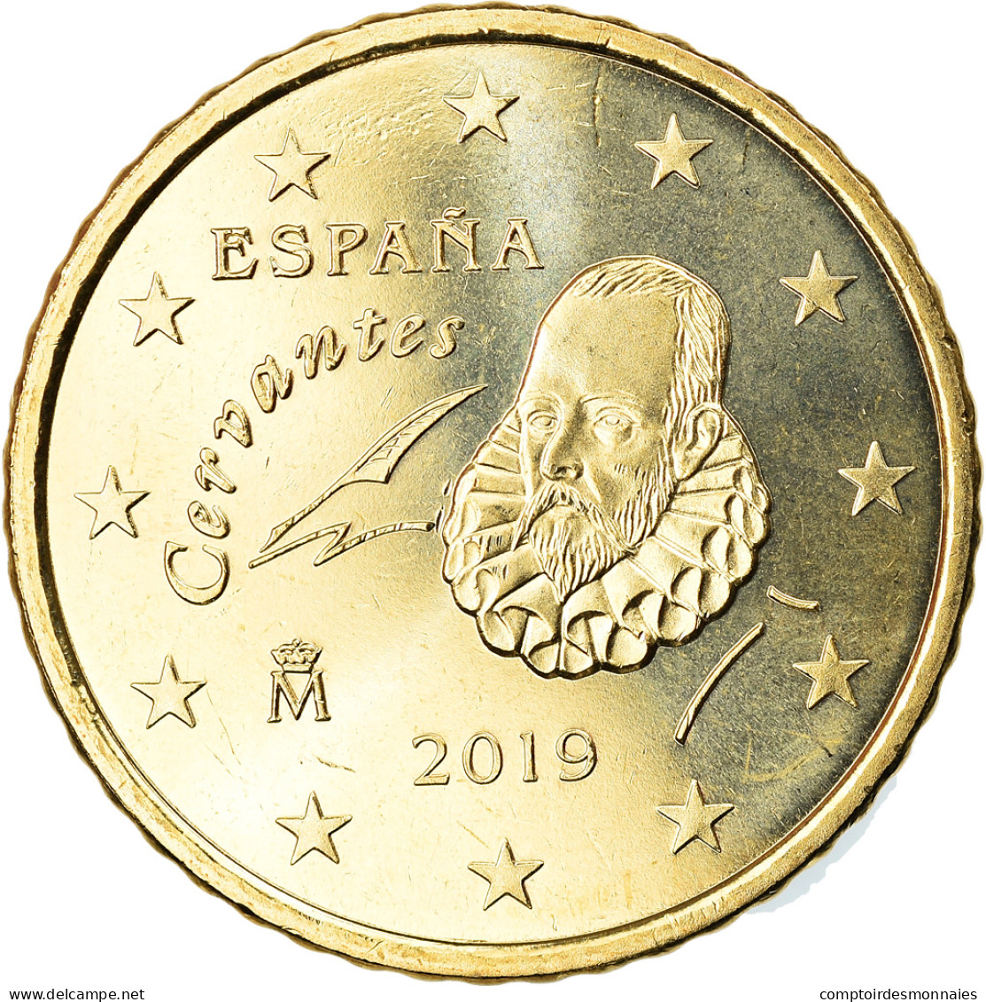 Espagne, 50 Euro Cent, 2019, SPL, Laiton, KM:New - Spanje