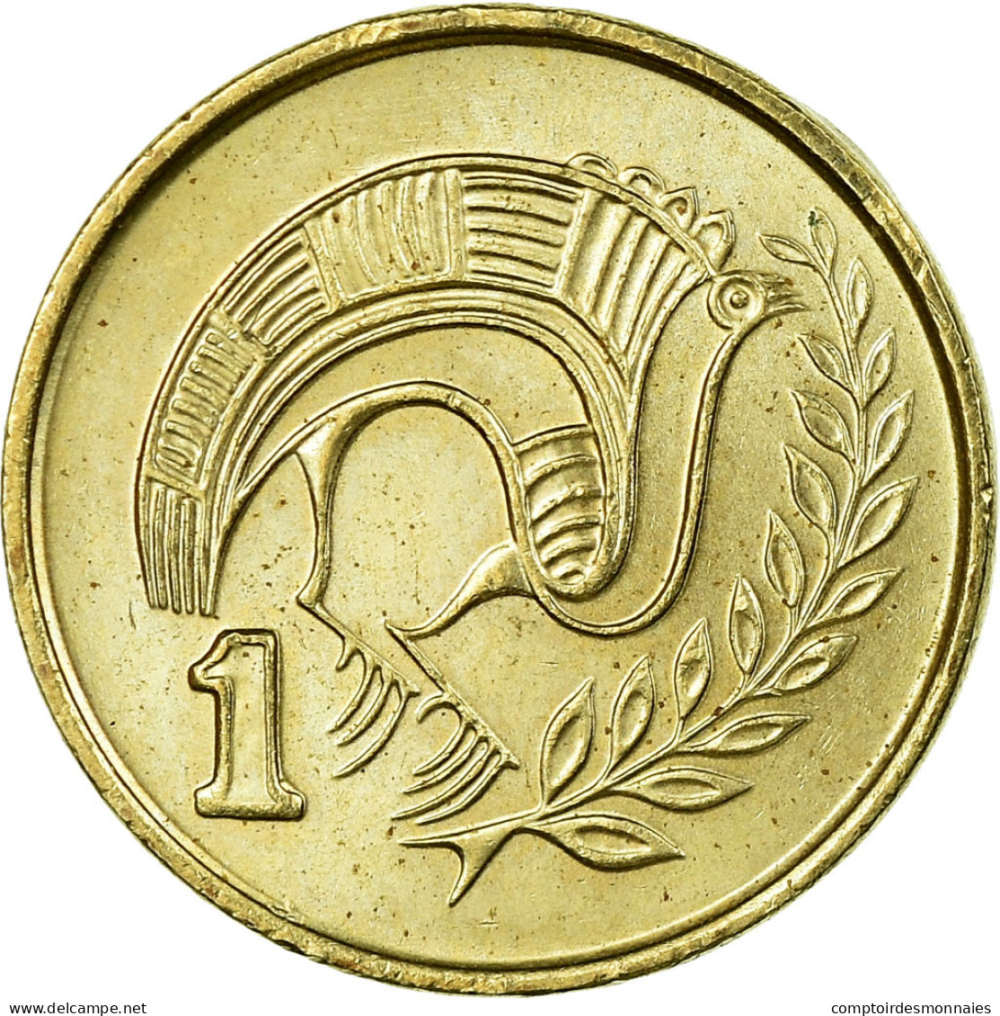 Monnaie, Chypre, Cent, 1996, TTB, Nickel-brass, KM:53.3 - Zypern