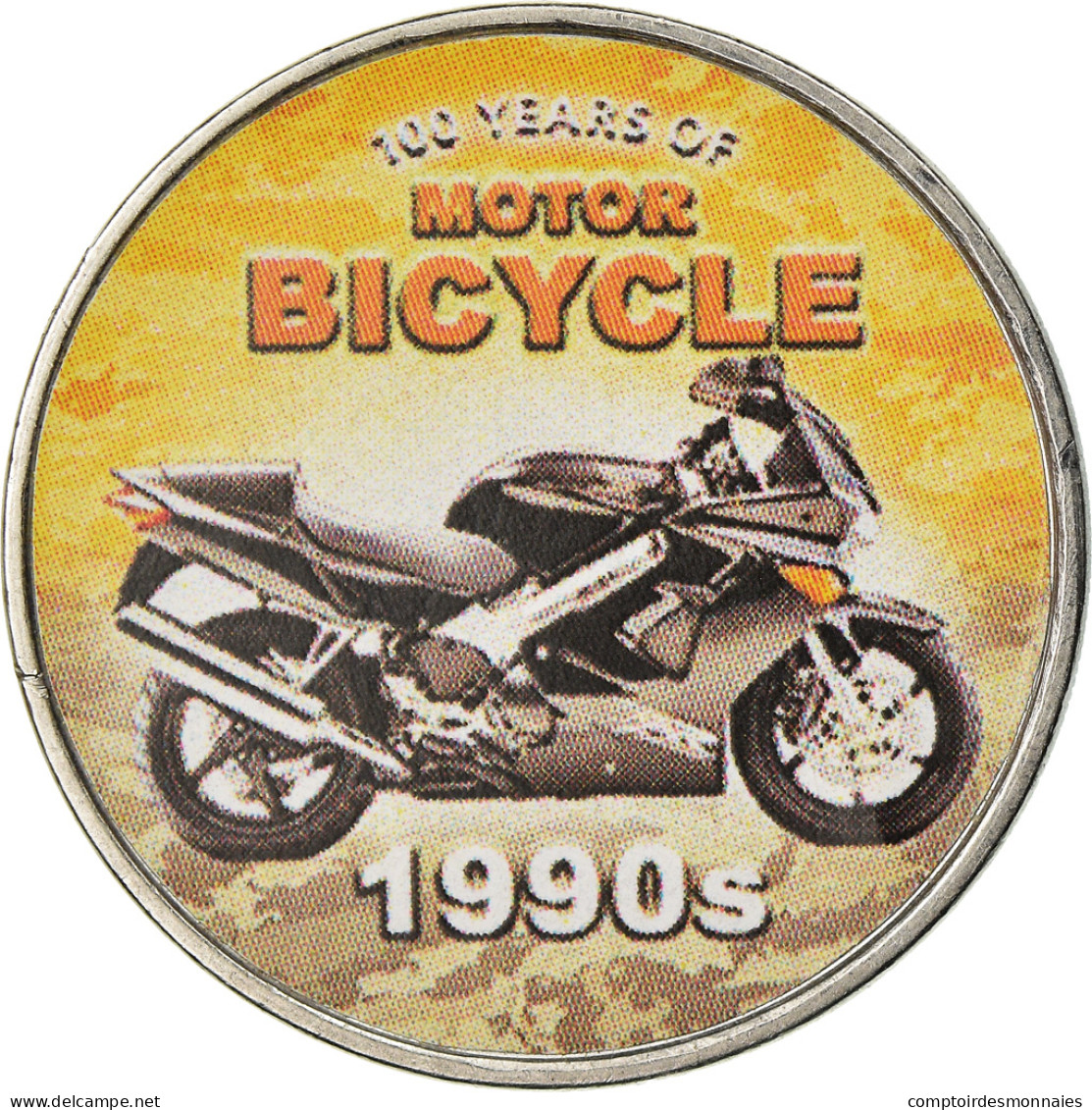 Monnaie, Somaliland, 1/2 Shilling, 2019, Motos - 100 Ans - 1990, SPL, Stainless - Somalië