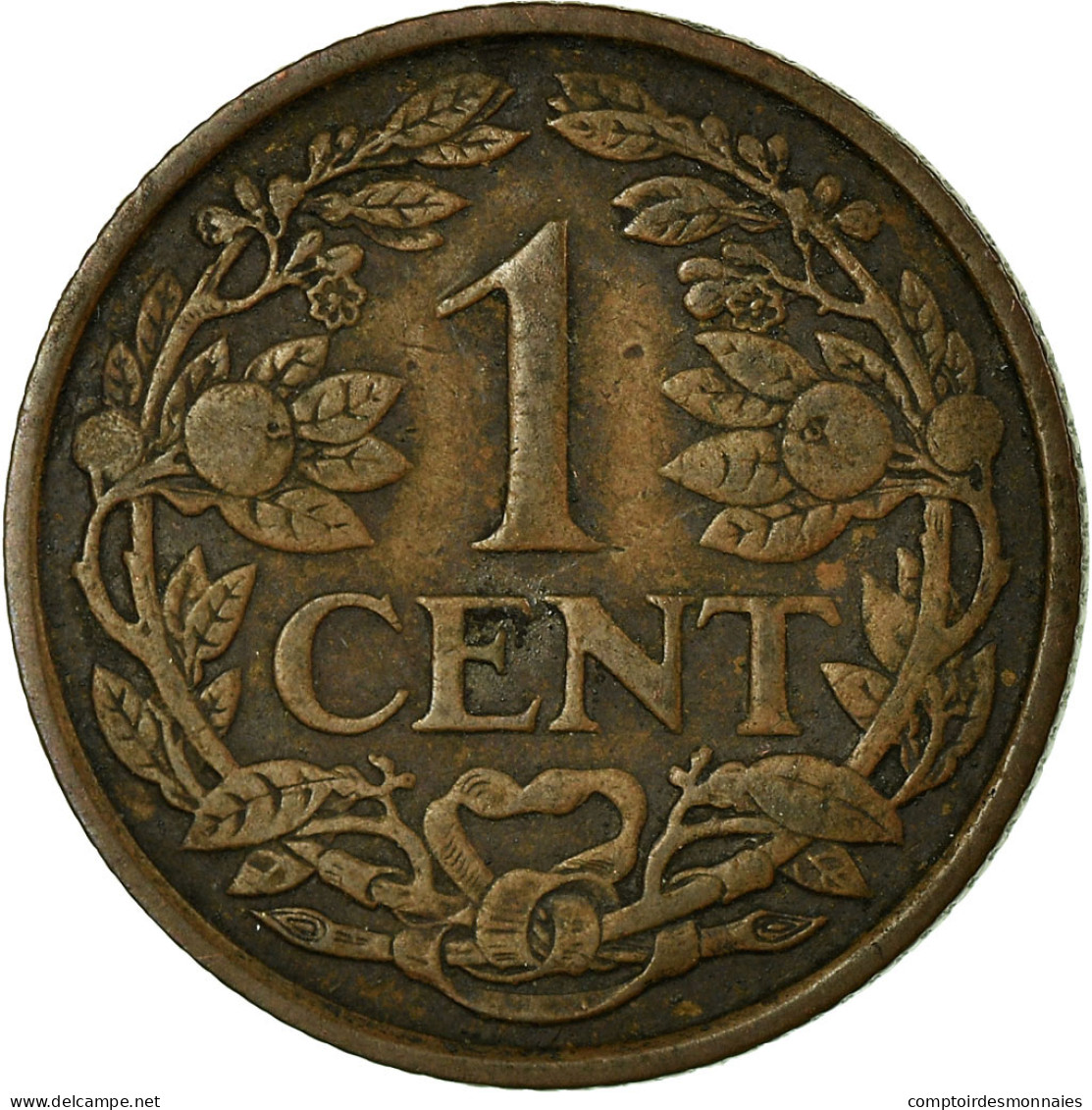 Monnaie, Pays-Bas, Wilhelmina I, Cent, 1927, TB+, Bronze, KM:152 - 1 Cent