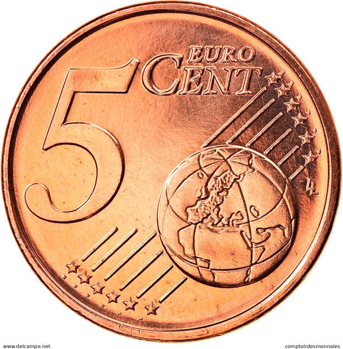 Grèce, 5 Euro Cent, 2009, Athènes, FDC, Copper Plated Steel, KM:183 - Grecia