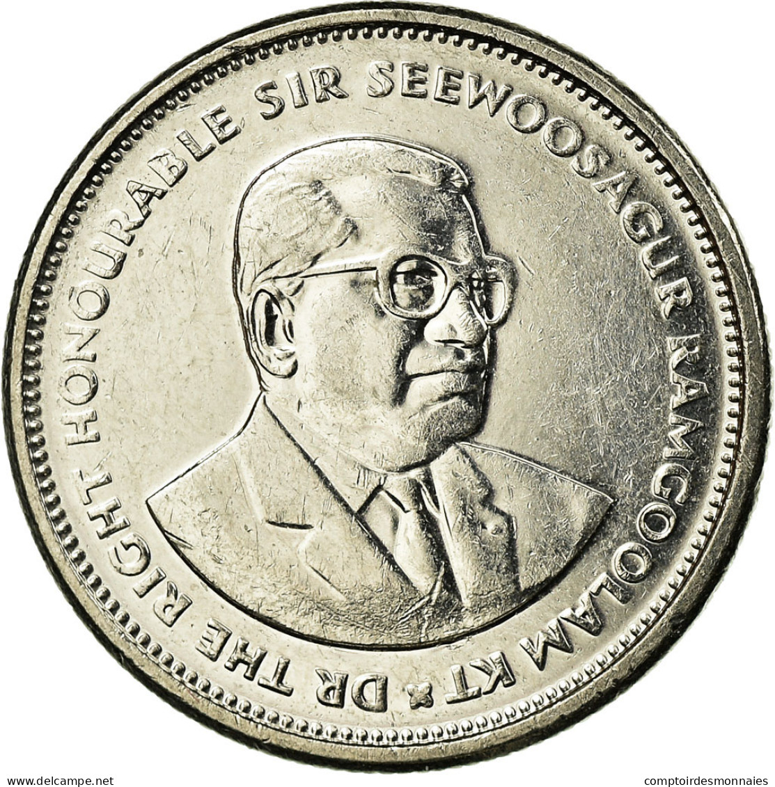 Monnaie, Mauritius, 20 Cents, 2016, TTB, Nickel Plated Steel - Mauritius