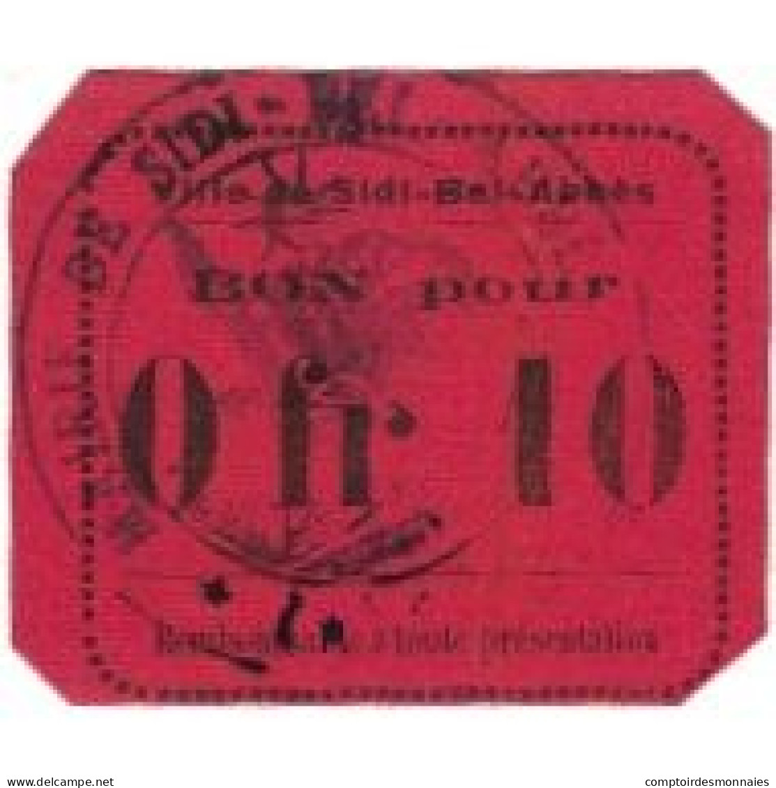 Billet, Algeria, 10 Centimes, 1915, Undated (1915), SPL - Algeria