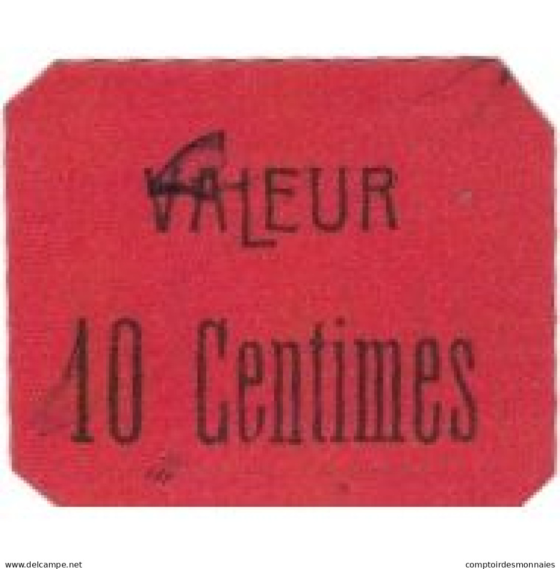 Billet, Algeria, 10 Centimes, 1915, Undated (1915), SPL - Algeria