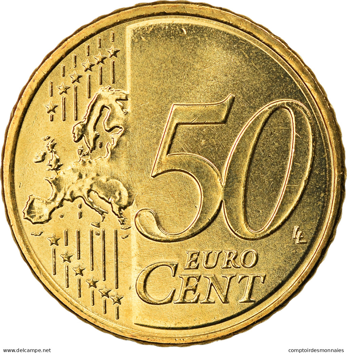 Chypre, 50 Euro Cent, 2013, SPL, Laiton, KM:New - Cipro