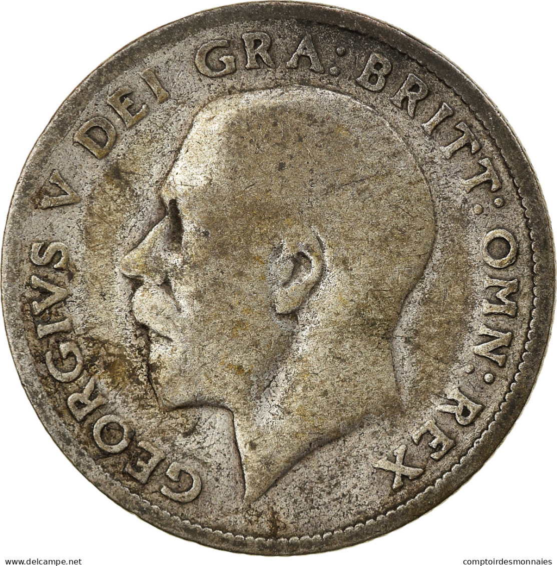 Monnaie, Grande-Bretagne, George V, 6 Pence, 1924, B+, Argent, KM:815a.1 - H. 6 Pence