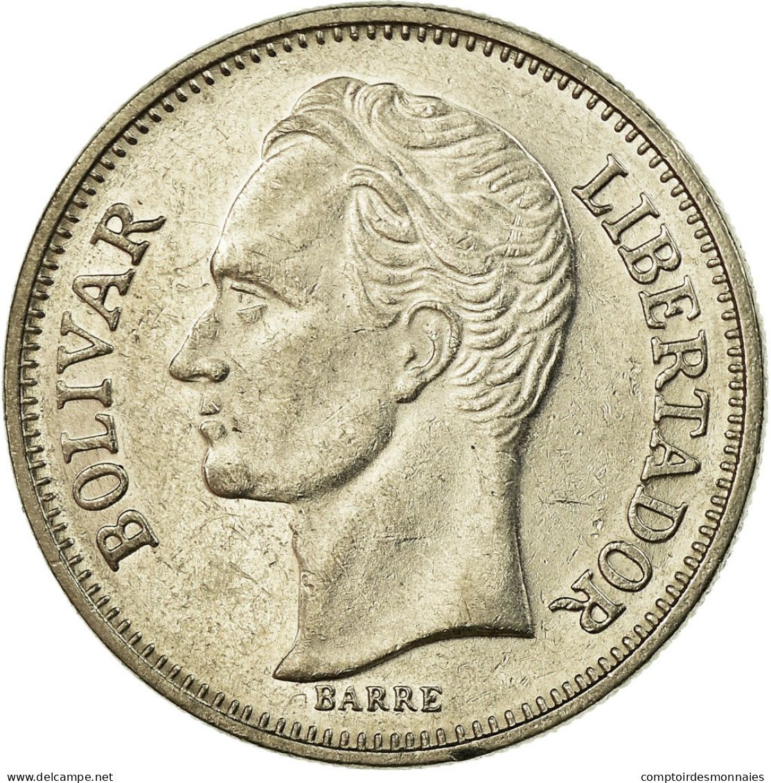 Monnaie, Venezuela, Bolivar, 1989, TTB, Nickel Clad Steel, KM:52a.2 - Venezuela