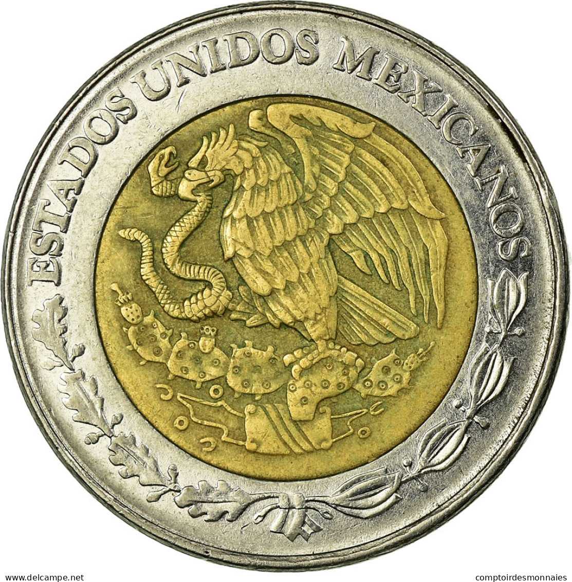 Monnaie, Mexique, 2 Nuevo Pesos, 1994, Mexico City, TB+, Bi-Metallic, KM:551 - México