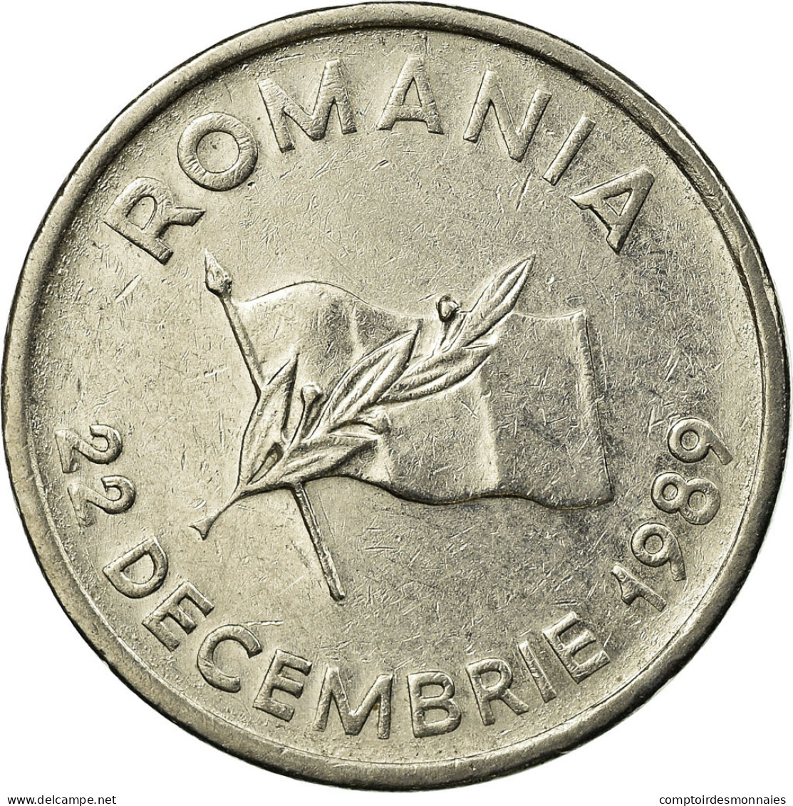 Monnaie, Roumanie, 10 Lei, 1991, TTB, Nickel Clad Steel, KM:108 - Romania