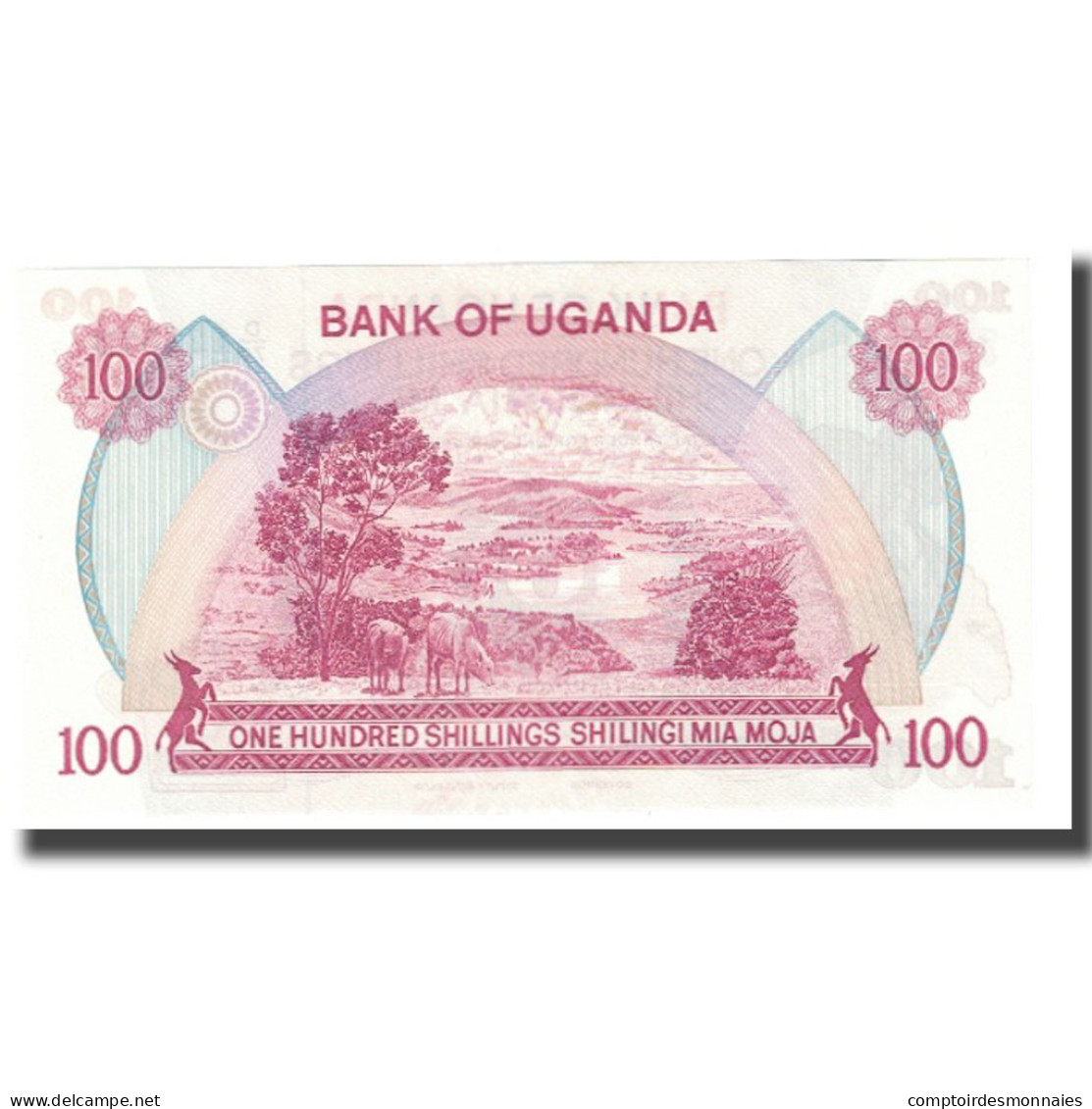 Billet, Uganda, 100 Shillings, KM:19a, NEUF - Uganda