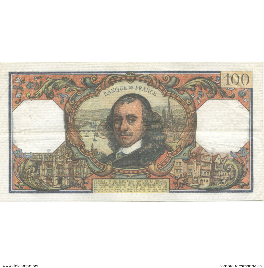 France, 100 Francs, Corneille, 1973, 1973-11-08, TTB+, Fayette:65.44, KM:149d - 100 F 1964-1979 ''Corneille''