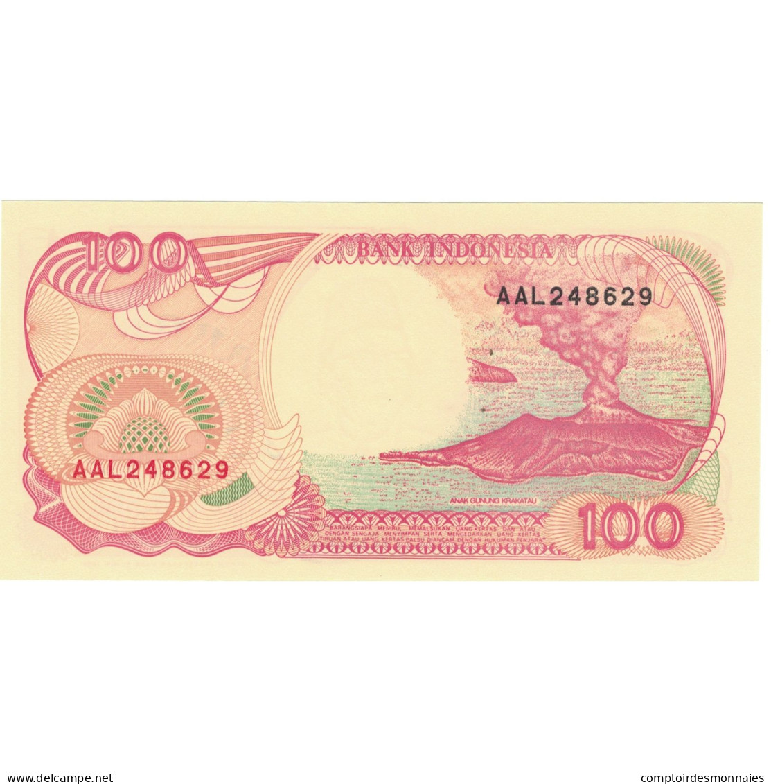 Billet, Indonésie, 100 Rupiah, 1992, KM:127c, NEUF - Indonésie