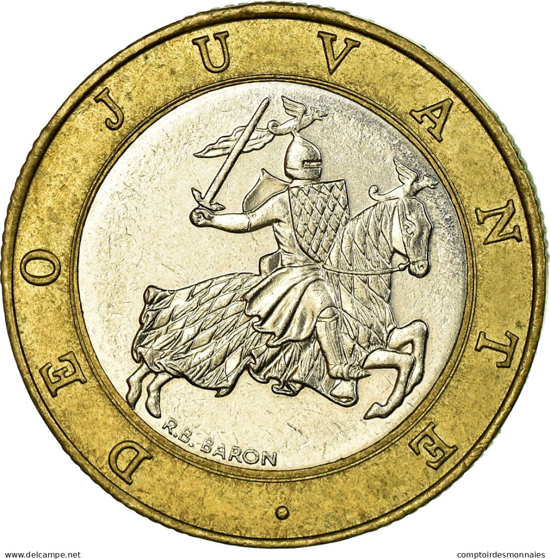 Monnaie, Monaco, Rainier III, 10 Francs, 1992, TTB, Bi-Metallic, Gadoury:MC160 - 1960-2001 Neue Francs