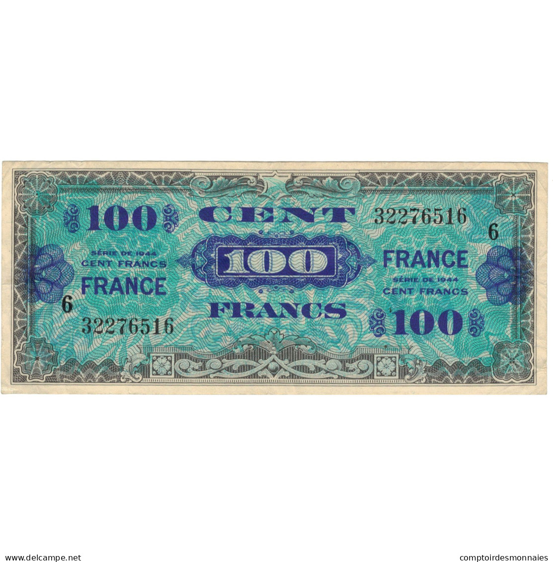 France, 100 Francs, 1945 Verso France, Undated (1945), 32276516, TTB+ - 1945 Verso Francia