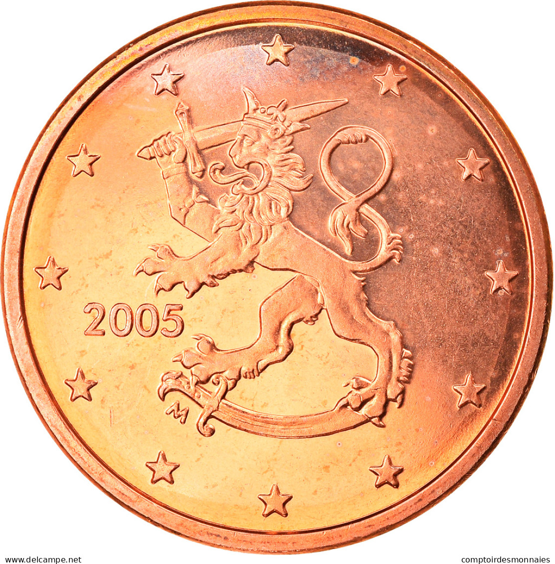 Finlande, 5 Euro Cent, 2005, Vantaa, FDC, Copper Plated Steel, KM:100 - Finlande