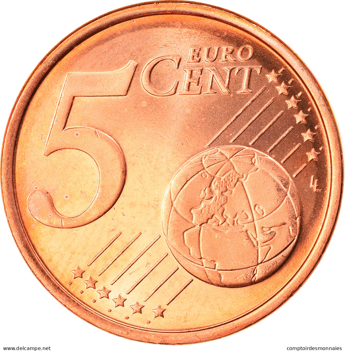 Finlande, 5 Euro Cent, 2005, Vantaa, FDC, Copper Plated Steel, KM:100 - Finlandia