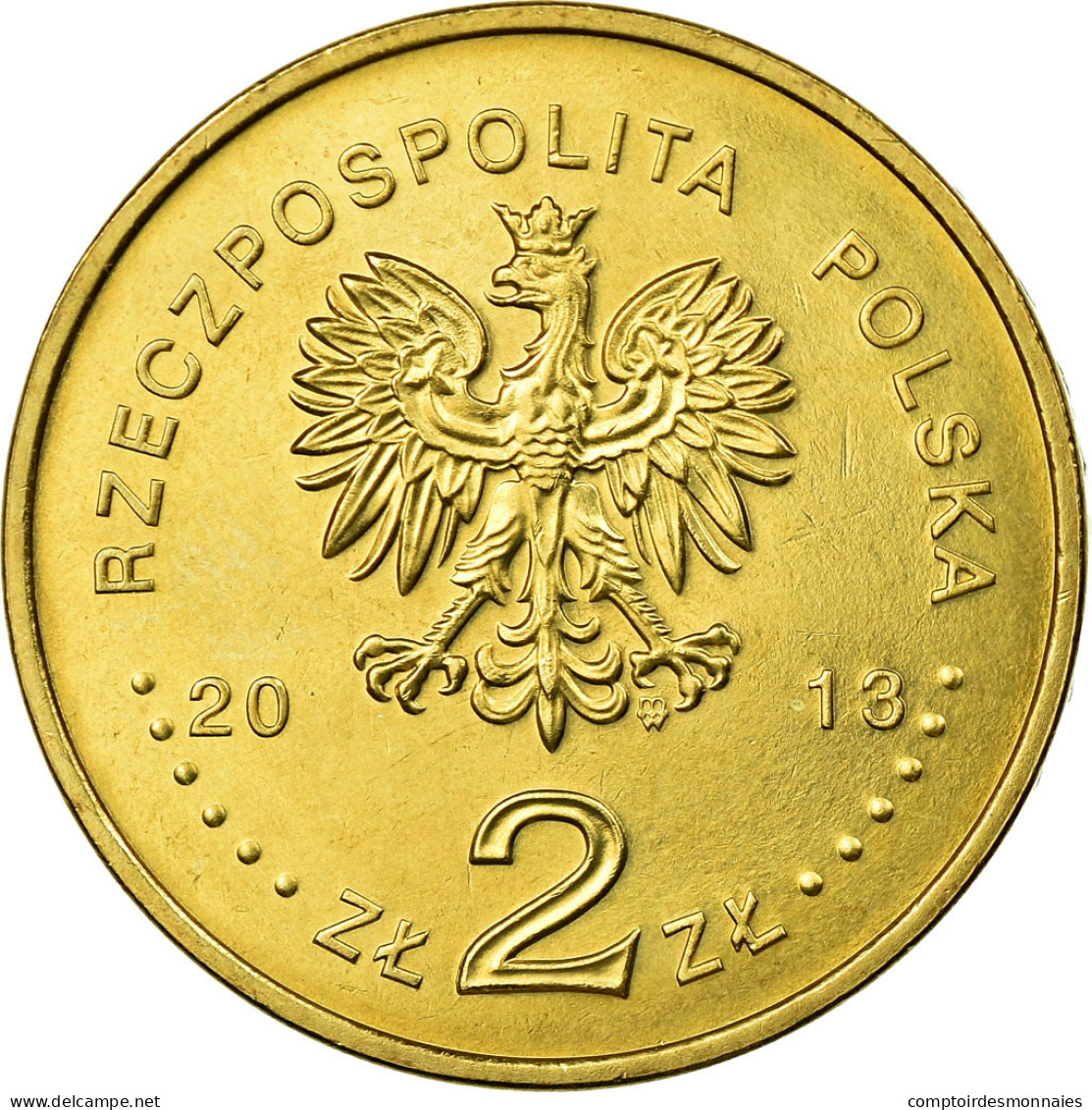 Monnaie, Pologne, Polish Football Clubs - Warta Poznan, 2 Zlotych, 2013, Warsaw - Pologne