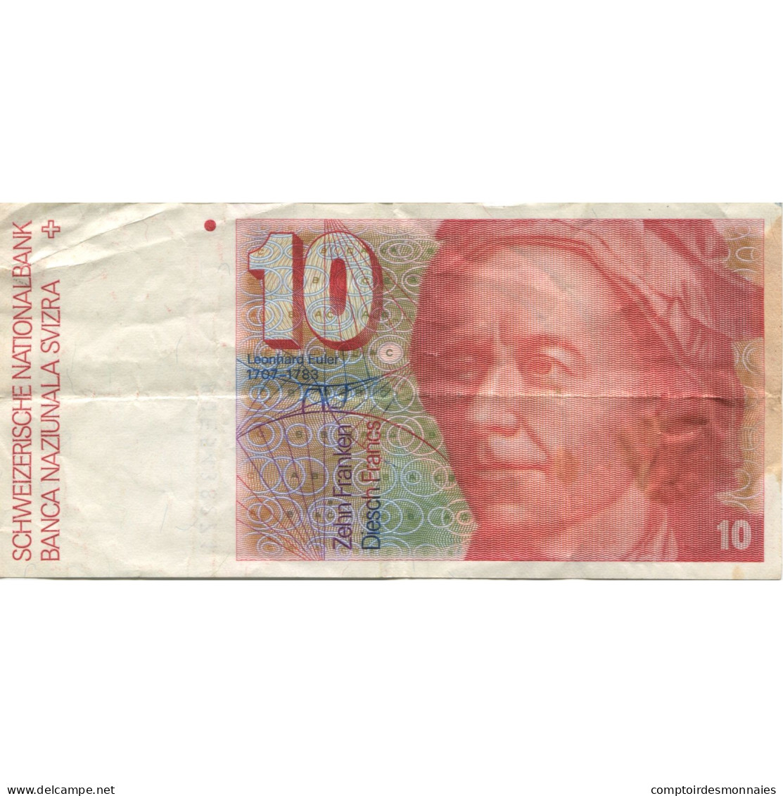 Billet, Suisse, 10 Franken, 1981, Undated, KM:53c, TB+ - Svizzera