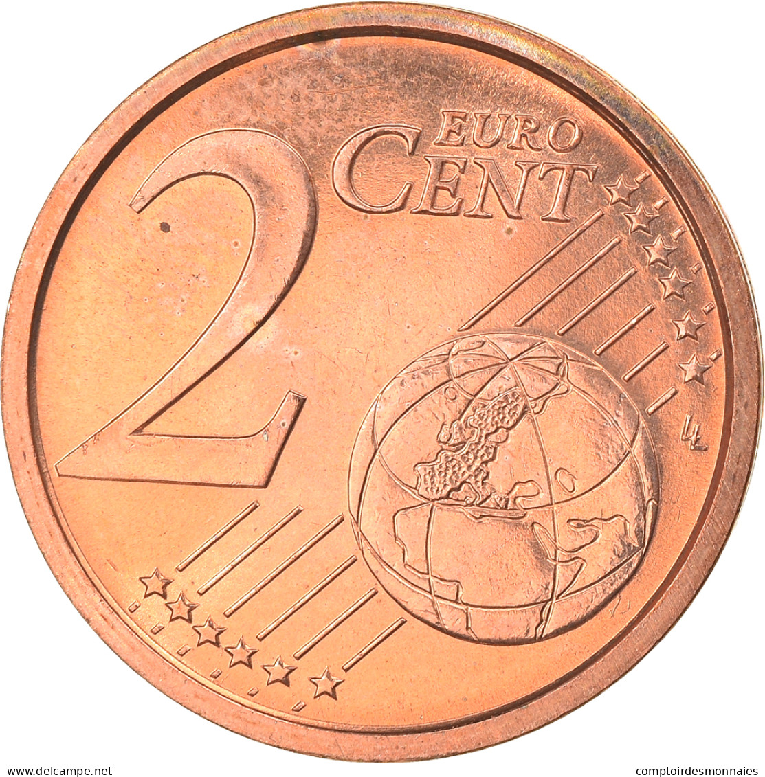 San Marino, 2 Euro Cent, 2008, Rome, SPL, Copper Plated Steel, KM:441 - San Marino