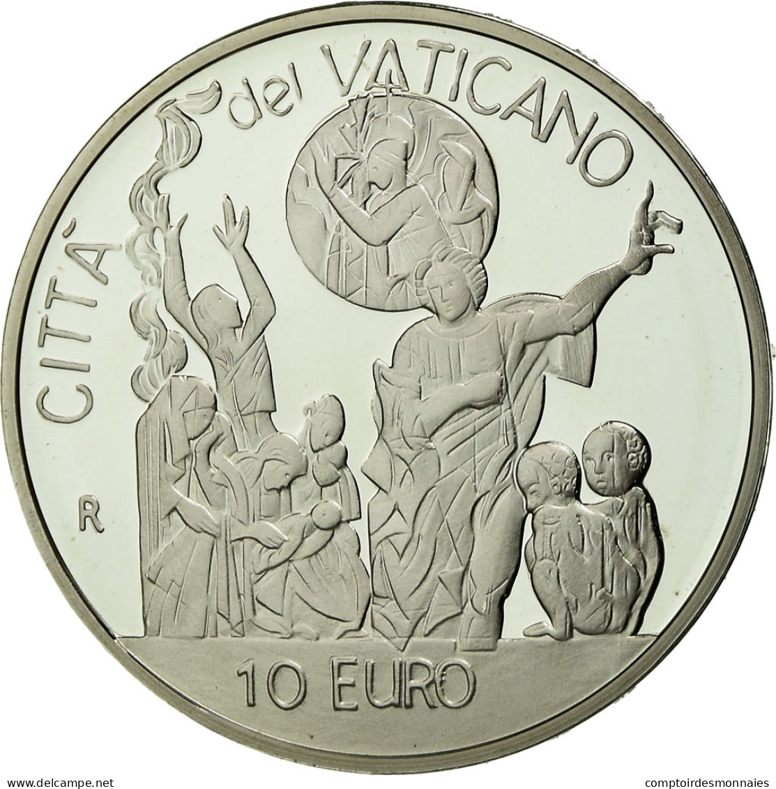 Vatican, 10 Euro, 2002, Proof, FDC, Argent - Vatikan