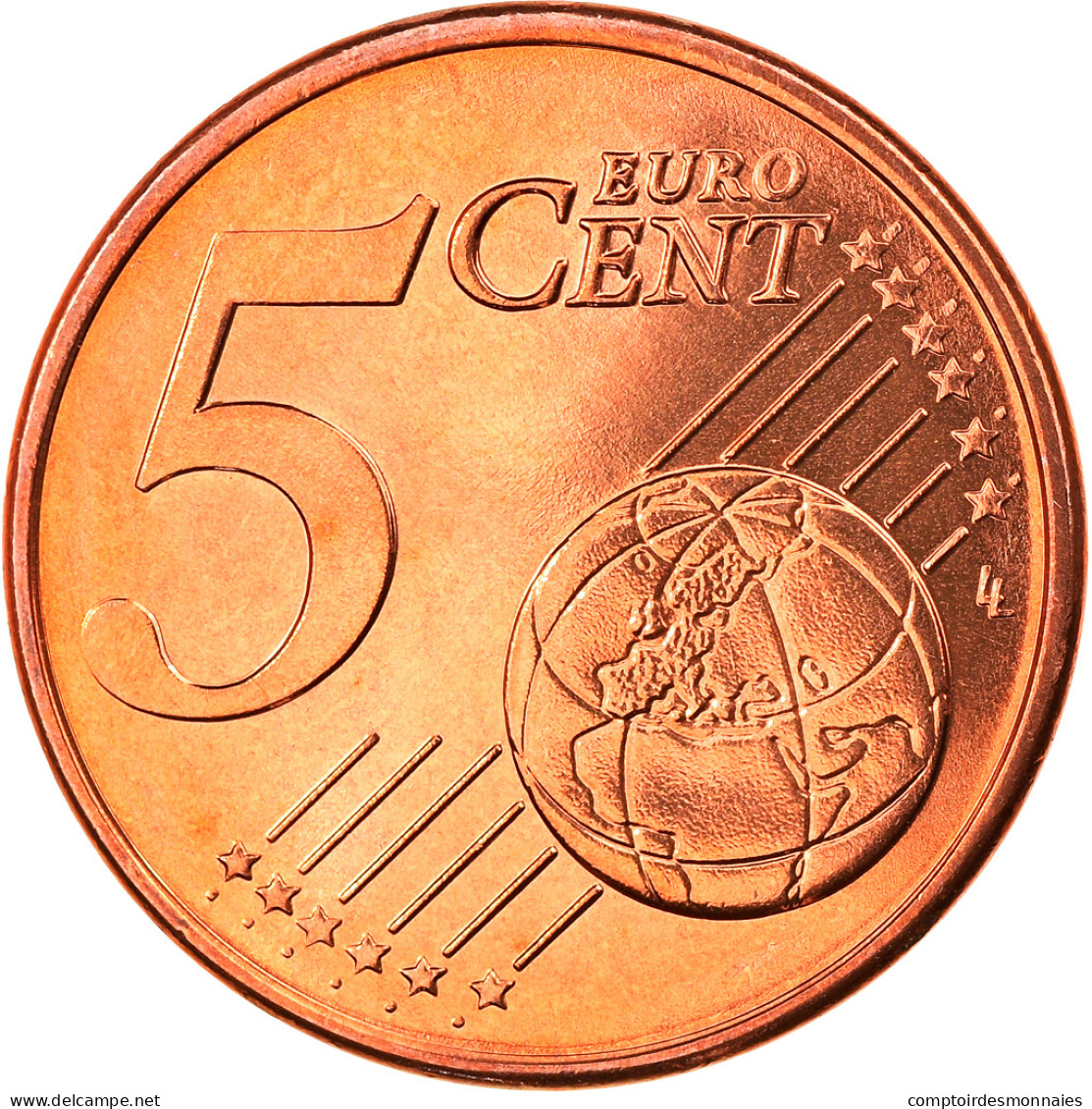 Grèce, 5 Euro Cent, 2005, Athènes, FDC, Copper Plated Steel, KM:183 - Grecia