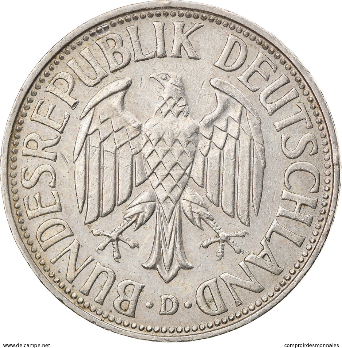 Monnaie, République Fédérale Allemande, Mark, 1961, Munich, TTB - 1 Marco