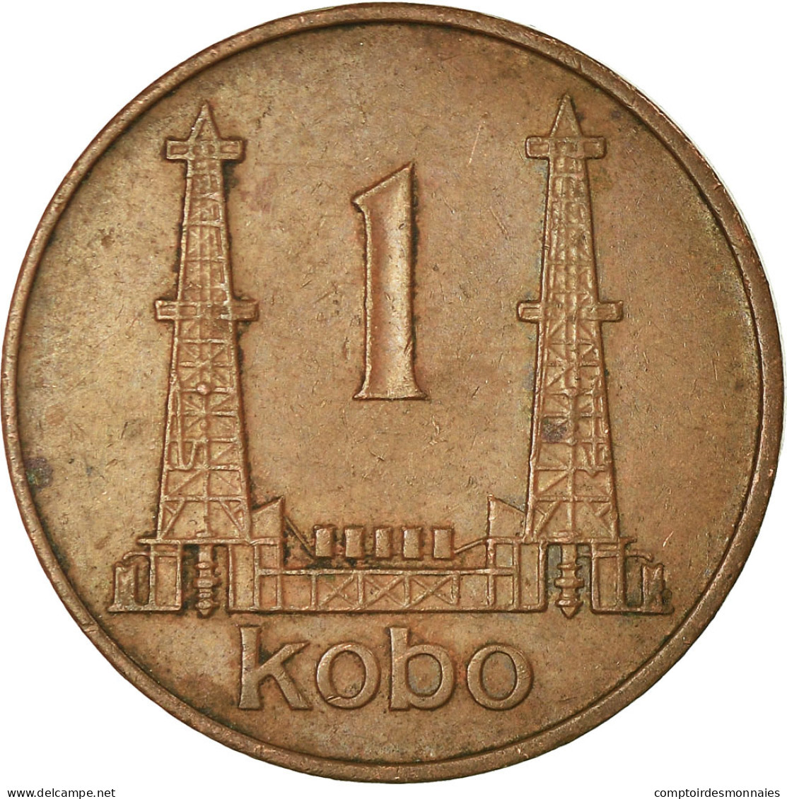 Monnaie, Nigéria, Elizabeth II, Kobo, 1973, TTB, Bronze, KM:8.1 - Nigeria