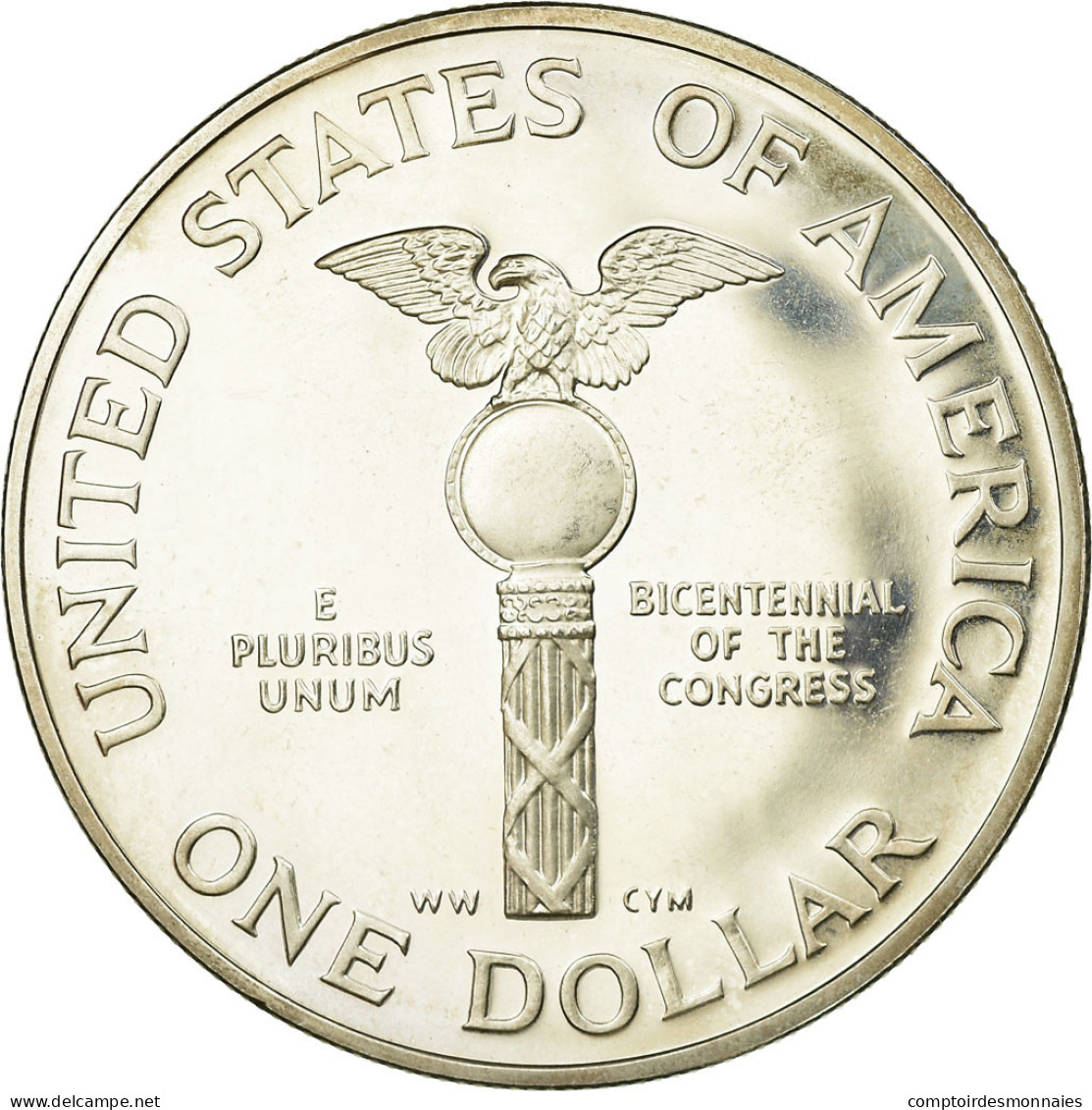 Monnaie, États-Unis, Dollar, 1989, U.S. Mint, San Francisco, SUP, Argent - Gedenkmünzen