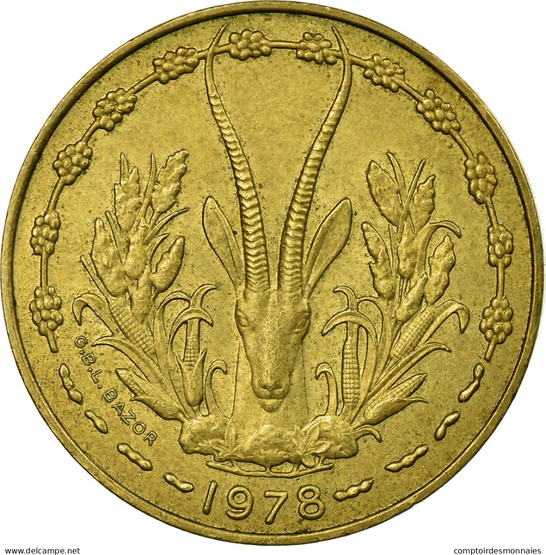Monnaie, West African States, 10 Francs, 1978, Paris, TTB - Ivory Coast