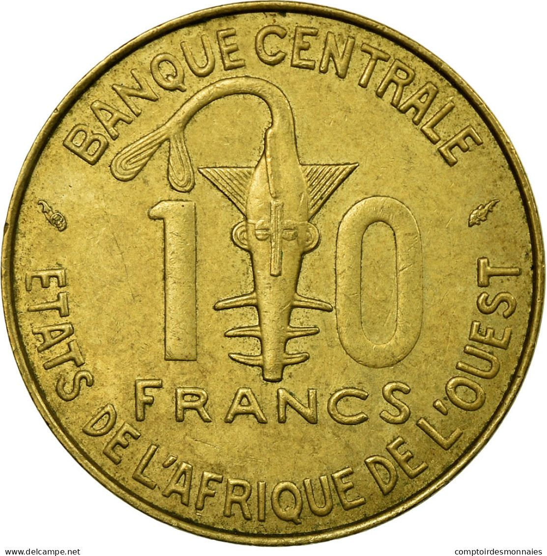 Monnaie, West African States, 10 Francs, 1978, Paris, TTB - Costa D'Avorio