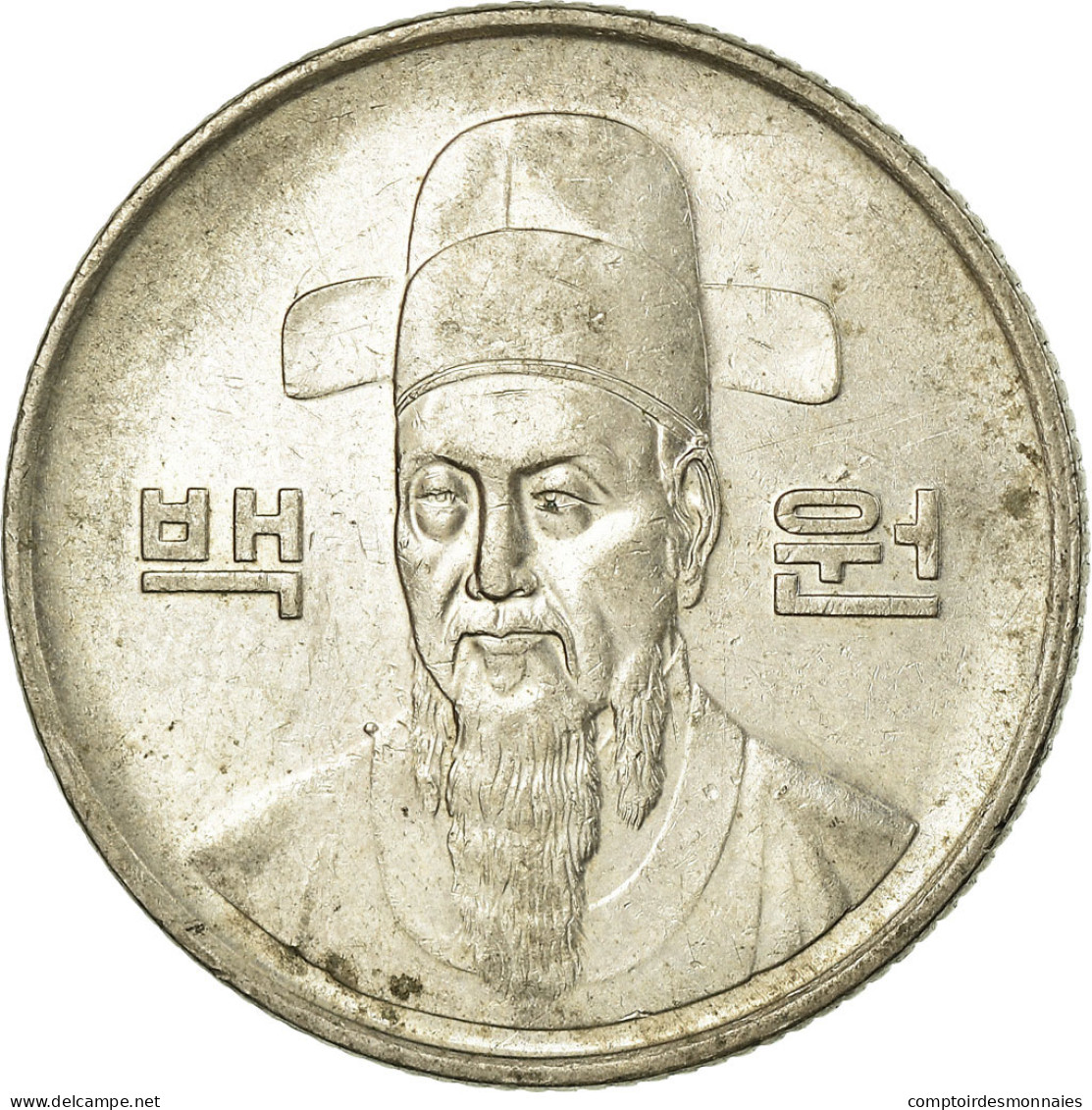 Monnaie, KOREA-SOUTH, 100 Won, 1983, TTB, Copper-nickel, KM:35.1 - Corée Du Sud