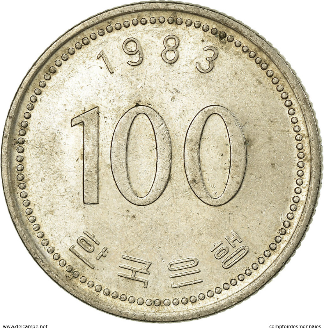 Monnaie, KOREA-SOUTH, 100 Won, 1983, TTB, Copper-nickel, KM:35.1 - Korea (Süd-)