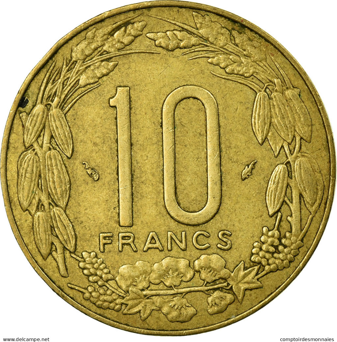 Monnaie, États De L'Afrique Centrale, 10 Francs, 1978, Paris, TTB - Repubblica Centroafricana