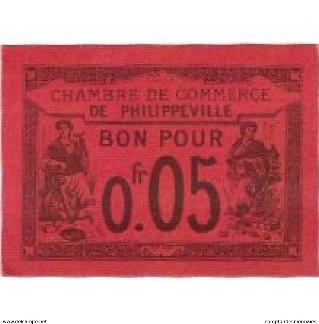 Billet, Algeria, 5 Centimes, Chambre De Commerce, 1915, 1915-10-07, SUP - Algérie