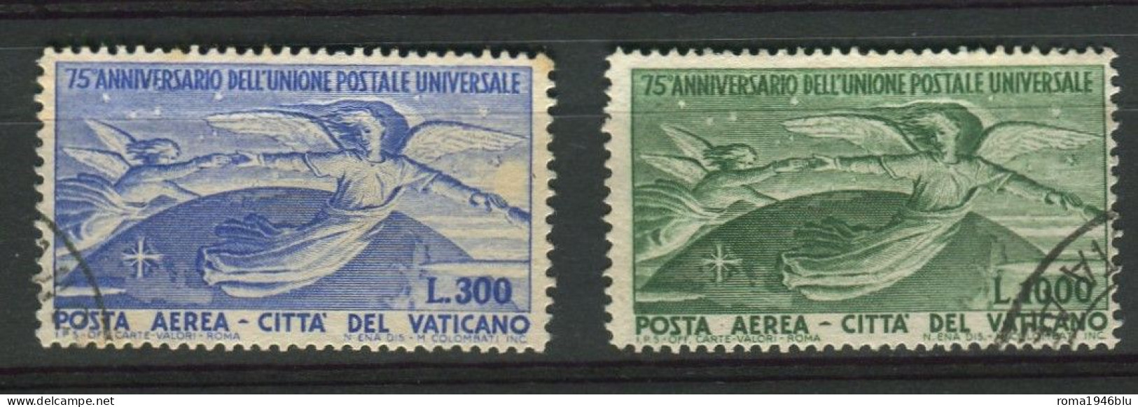 VATICANO 1949 POSTA AEREA UPU USATO - Gebraucht