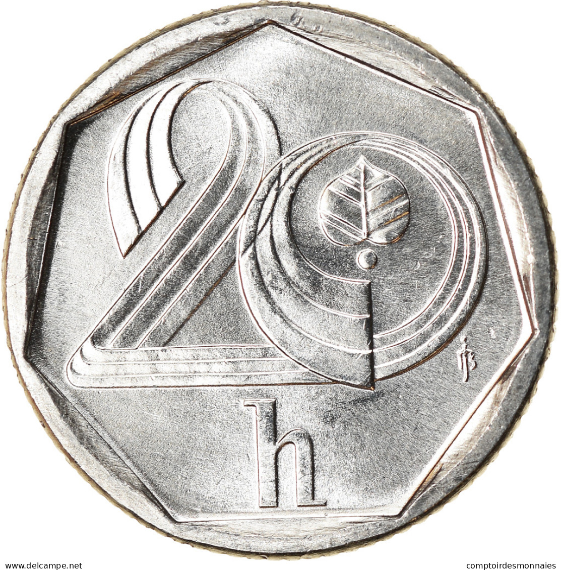 Monnaie, République Tchèque, 20 Haleru, 1997, SPL, Aluminium, KM:2.1 - Czech Republic