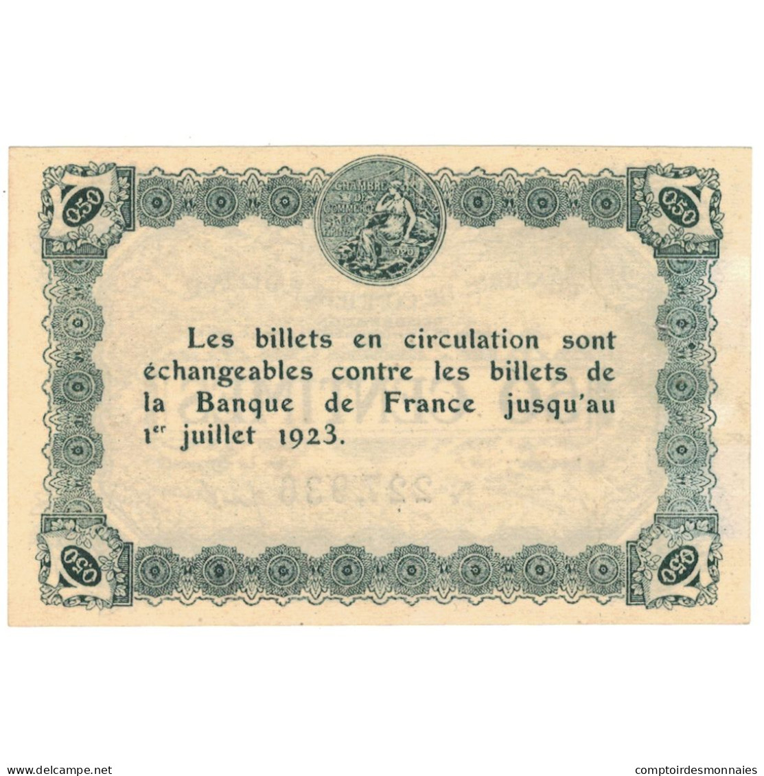 France, Epinal, 50 Centimes, 1921, SUP+, Pirot:56-12 - Chambre De Commerce