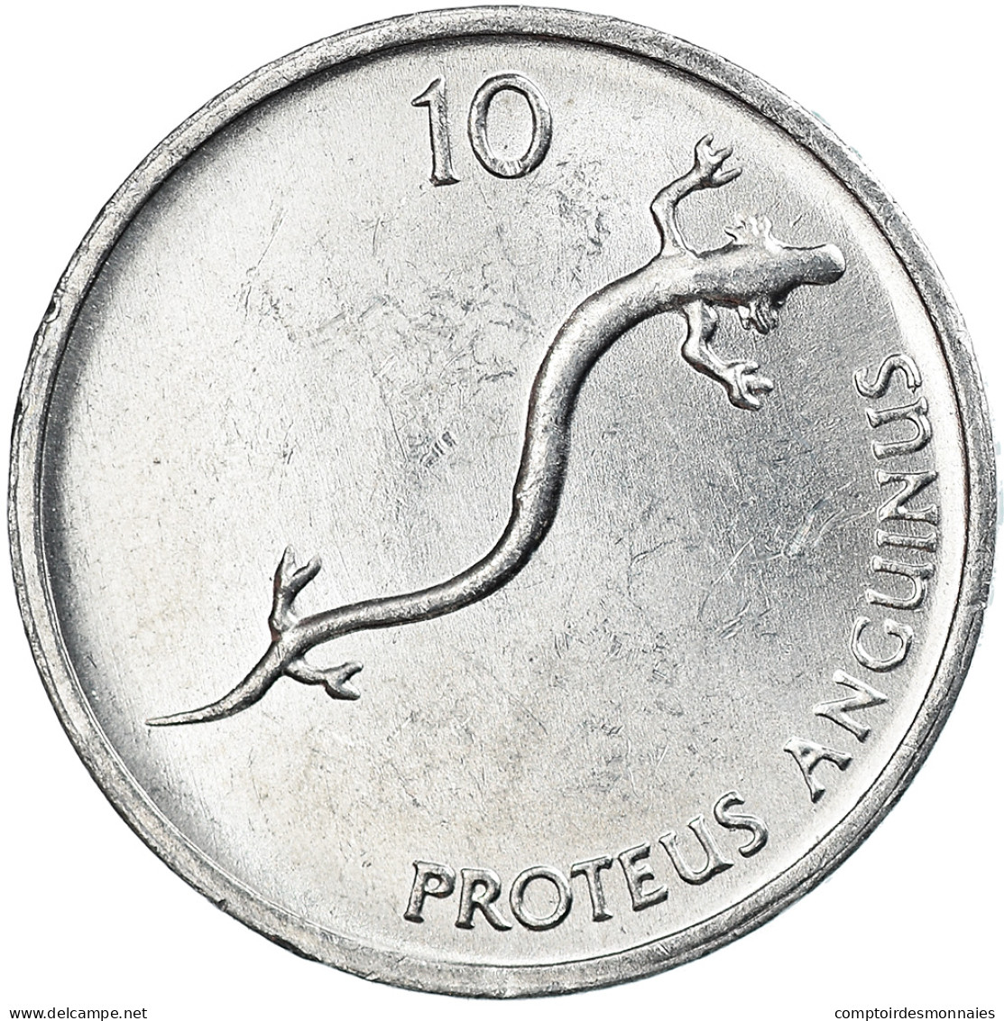 Monnaie, Slovénie, 10 Stotinov, 1992, TTB, Aluminium, KM:7 - Slovenia