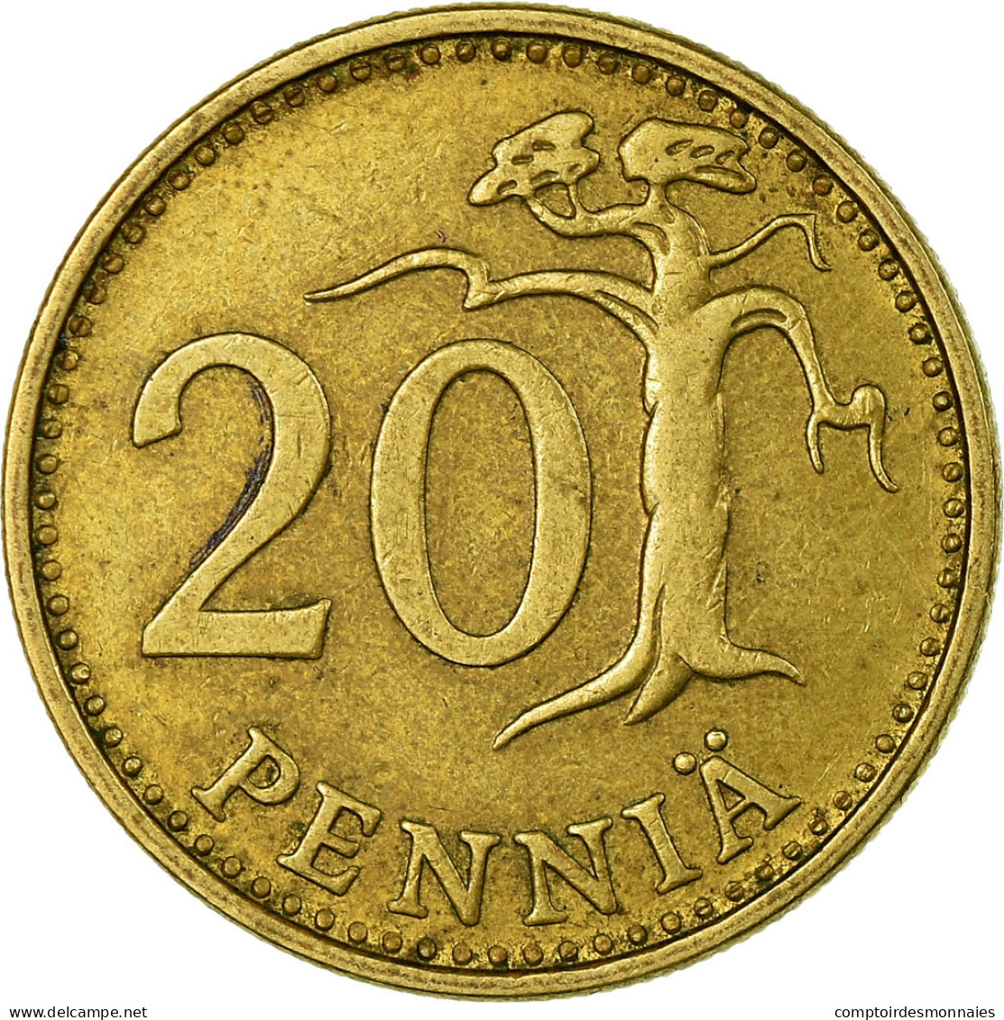 Monnaie, Finlande, 20 Pennia, 1964, TTB, Aluminum-Bronze, KM:47 - Finlande