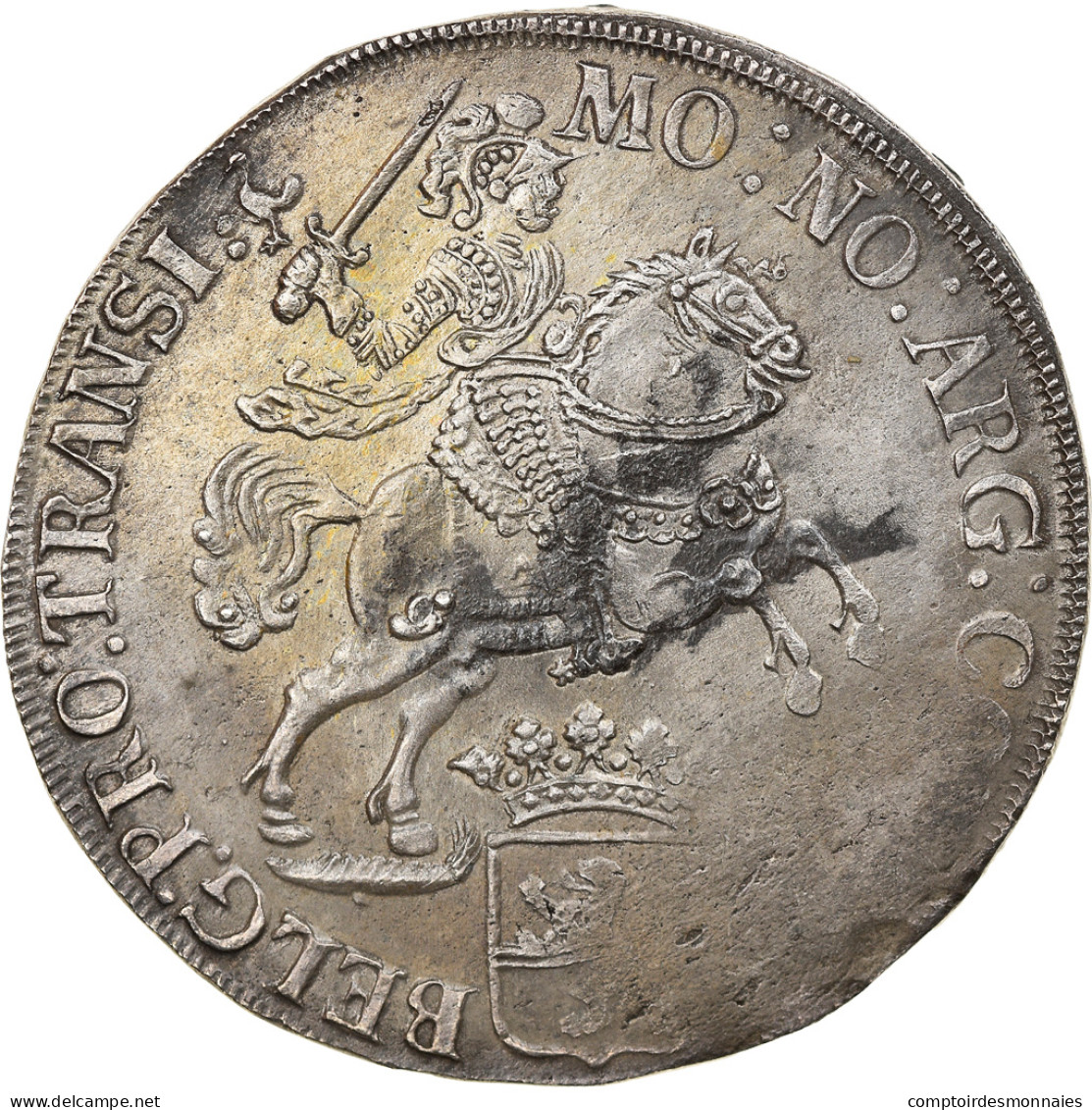 Monnaie, Pays-Bas, OVERYSSEL, Ducaton, Silver Rider, 1734, TTB+, Argent, KM:80 - …-1795 : Periodo Antico