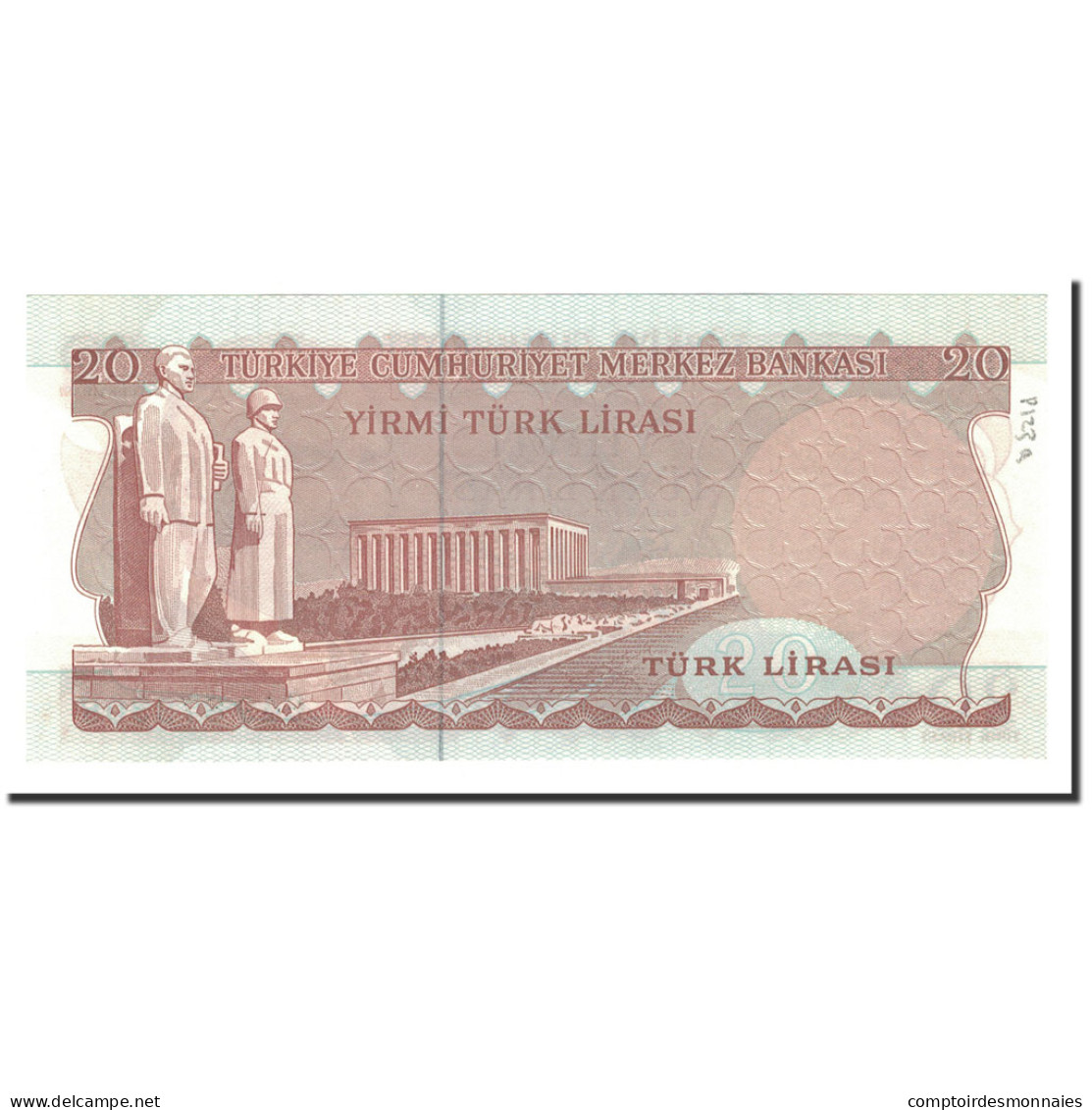 Billet, Turquie, 20 Lira, 1970, KM:187a, NEUF - Turquia