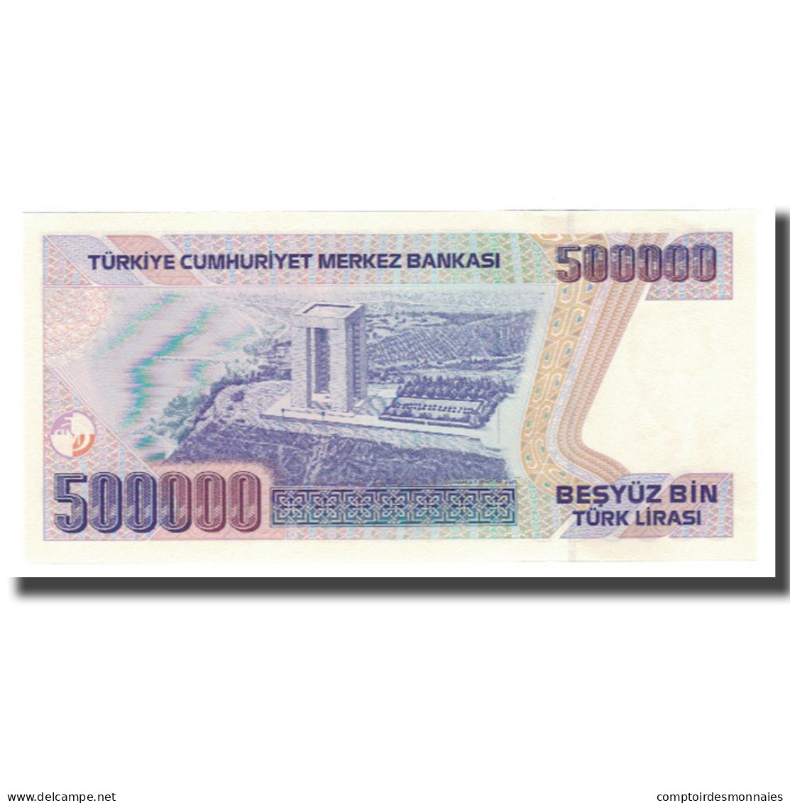 Billet, Turquie, 500,000 Lira, L.1970, KM:208, NEUF - Turkije