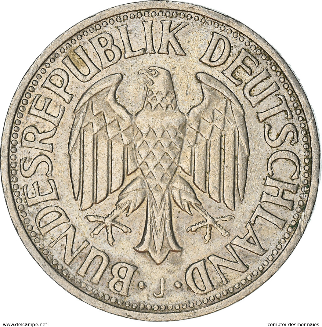 Monnaie, République Fédérale Allemande, Mark, 1970, Hambourg, TTB - 1 Marco