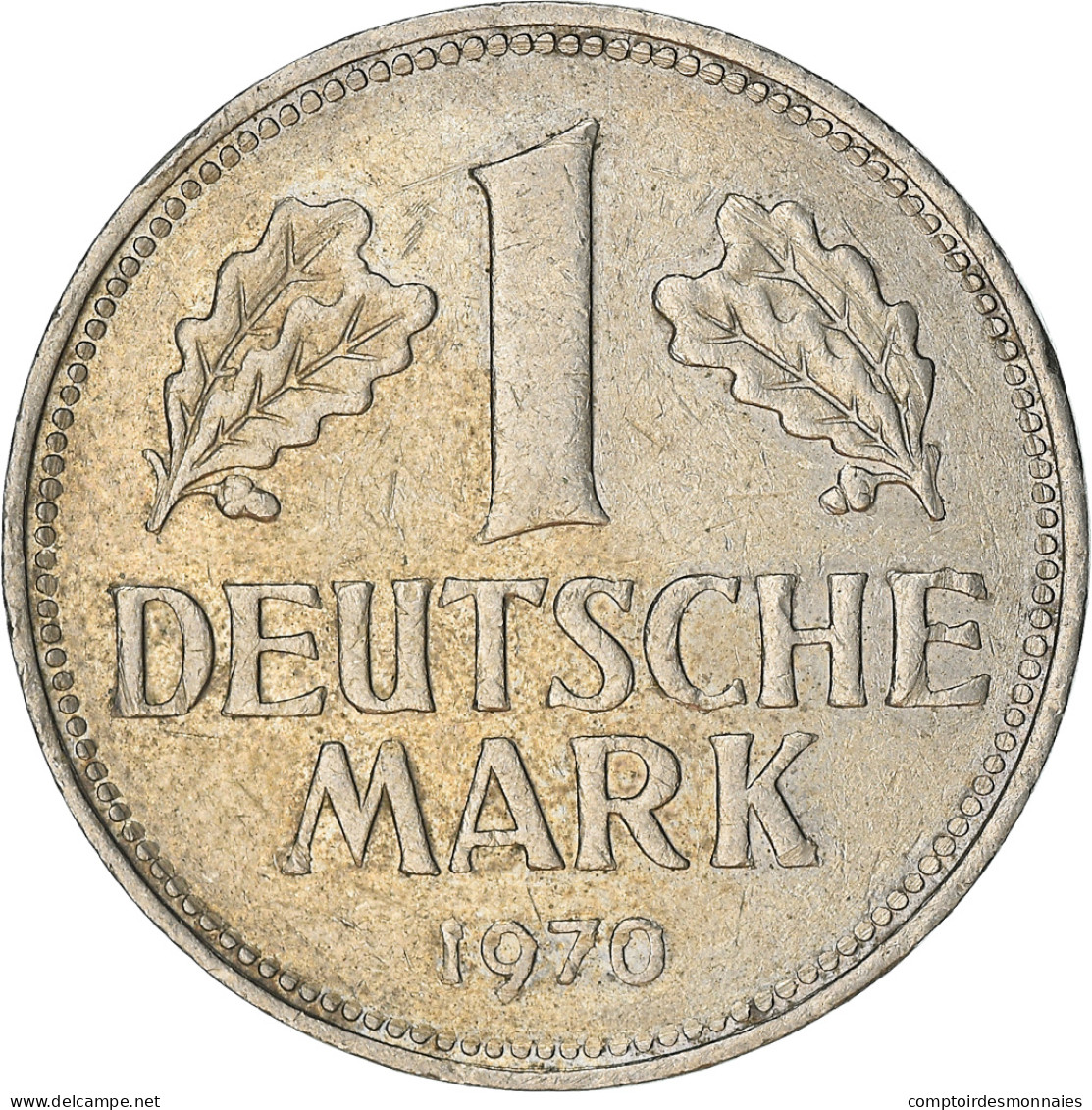 Monnaie, République Fédérale Allemande, Mark, 1970, Hambourg, TTB - 1 Mark