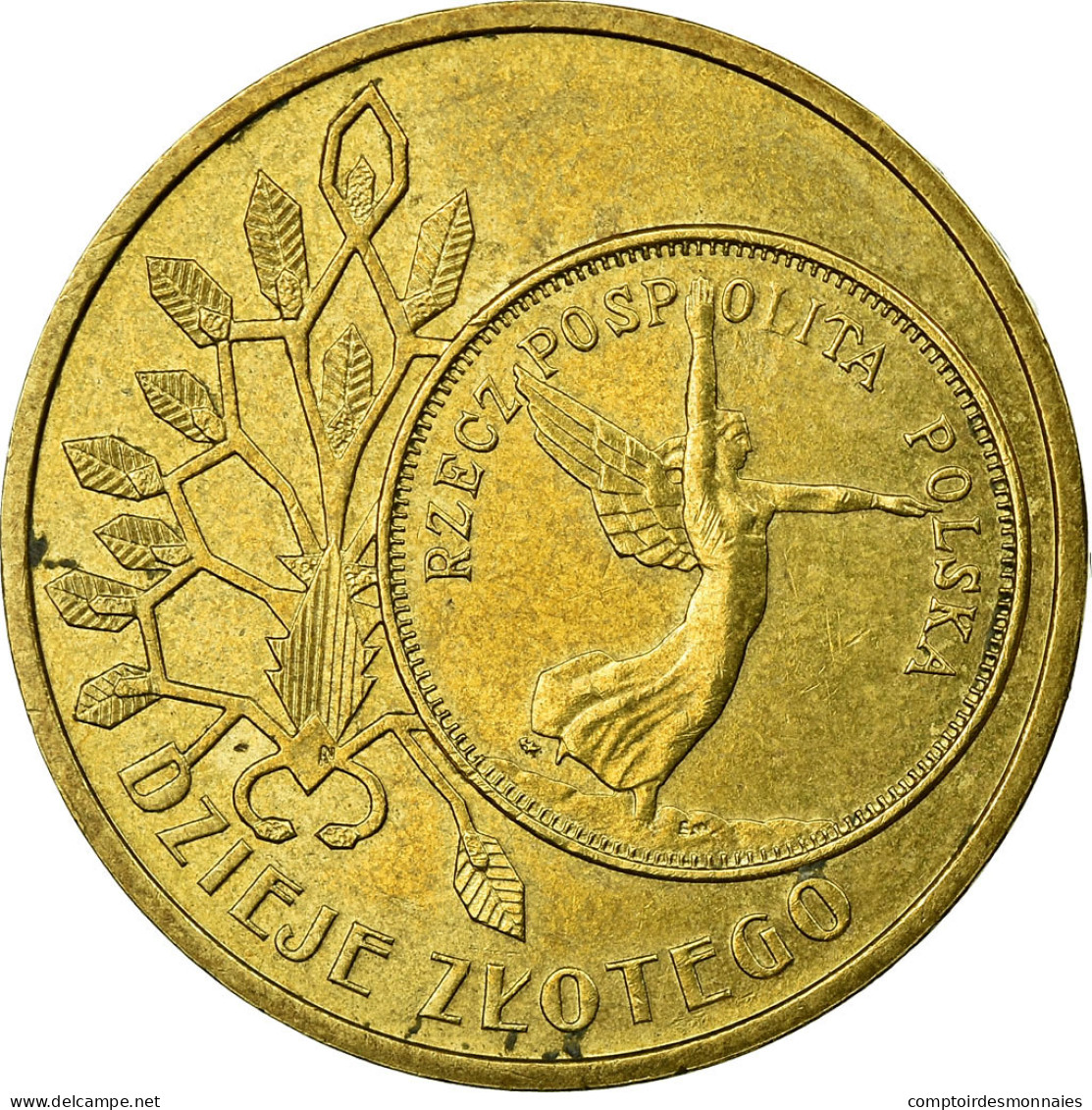 Monnaie, Pologne, History Of Zloty, 2 Zlote, 2007, Warsaw, TTB, Laiton, KM:592 - Pologne